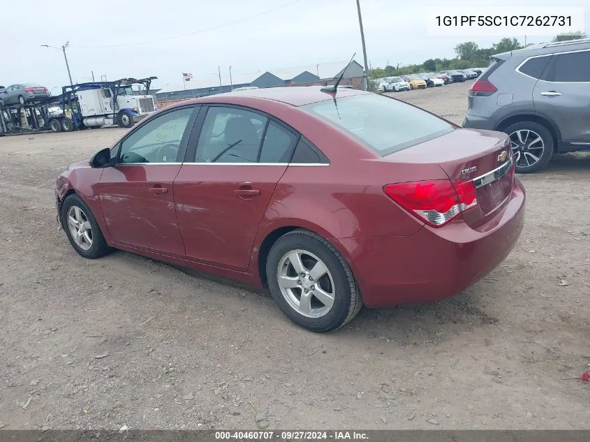 1G1PF5SC1C7262731 2012 Chevrolet Cruze 1Lt