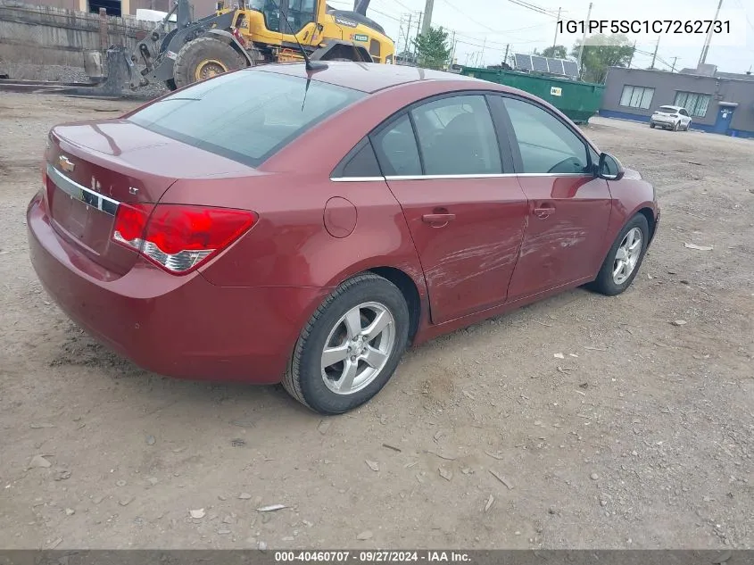 2012 Chevrolet Cruze 1Lt VIN: 1G1PF5SC1C7262731 Lot: 40460707