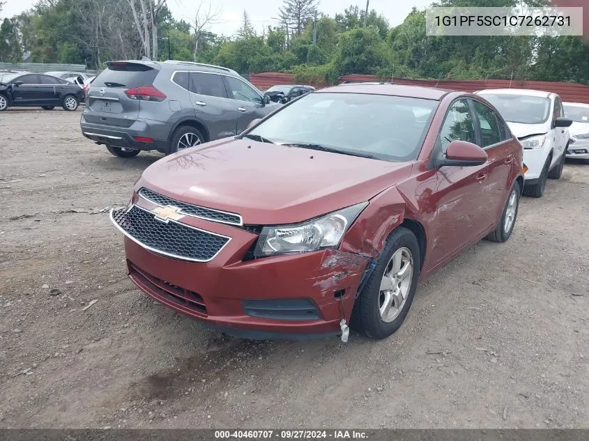 2012 Chevrolet Cruze 1Lt VIN: 1G1PF5SC1C7262731 Lot: 40460707