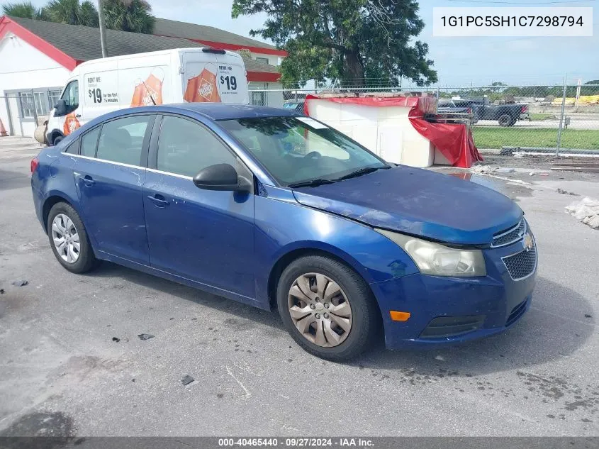 1G1PC5SH1C7298794 2012 Chevrolet Cruze Ls