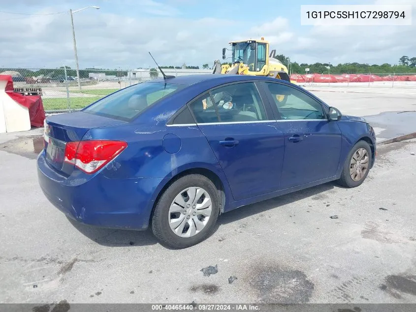 2012 Chevrolet Cruze Ls VIN: 1G1PC5SH1C7298794 Lot: 40465440