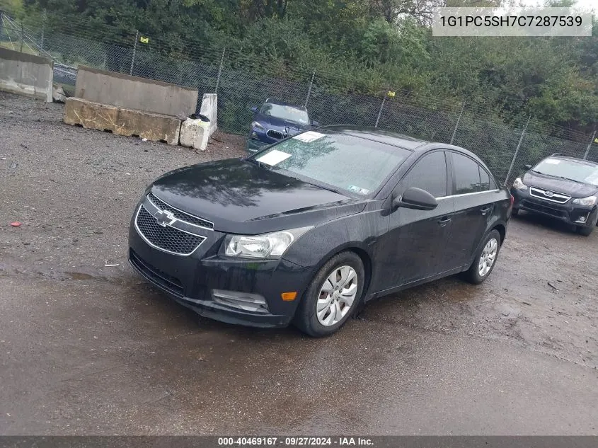 2012 Chevrolet Cruze Ls VIN: 1G1PC5SH7C7287539 Lot: 40469167