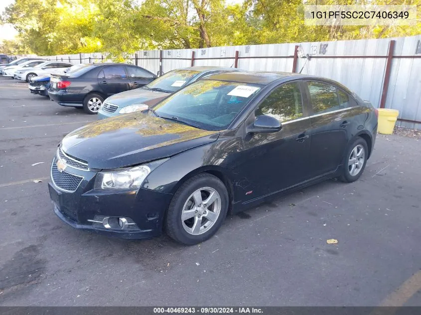 2012 Chevrolet Cruze 1Lt VIN: 1G1PF5SC2C7406349 Lot: 40469243