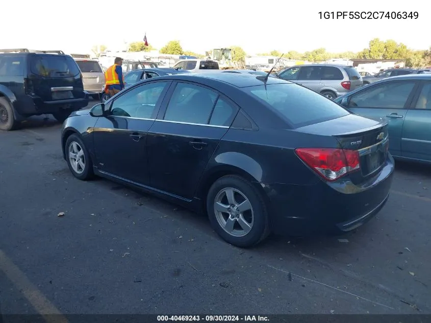 2012 Chevrolet Cruze 1Lt VIN: 1G1PF5SC2C7406349 Lot: 40469243