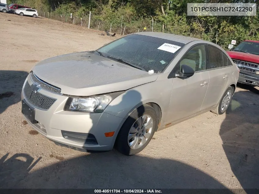 2012 Chevrolet Cruze Ls VIN: 1G1PC5SH1C7242290 Lot: 40511704