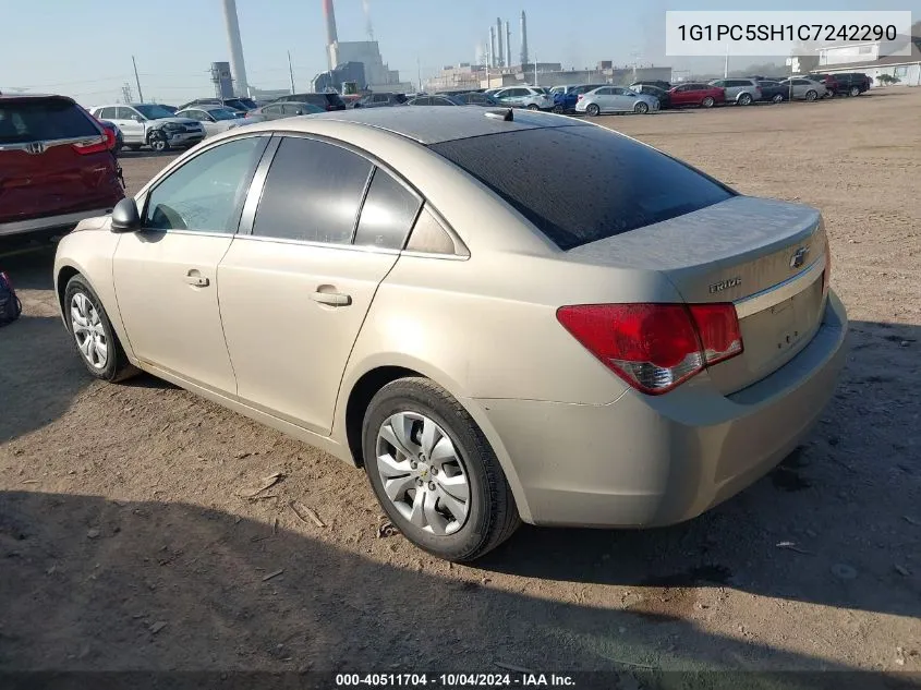 2012 Chevrolet Cruze Ls VIN: 1G1PC5SH1C7242290 Lot: 40511704