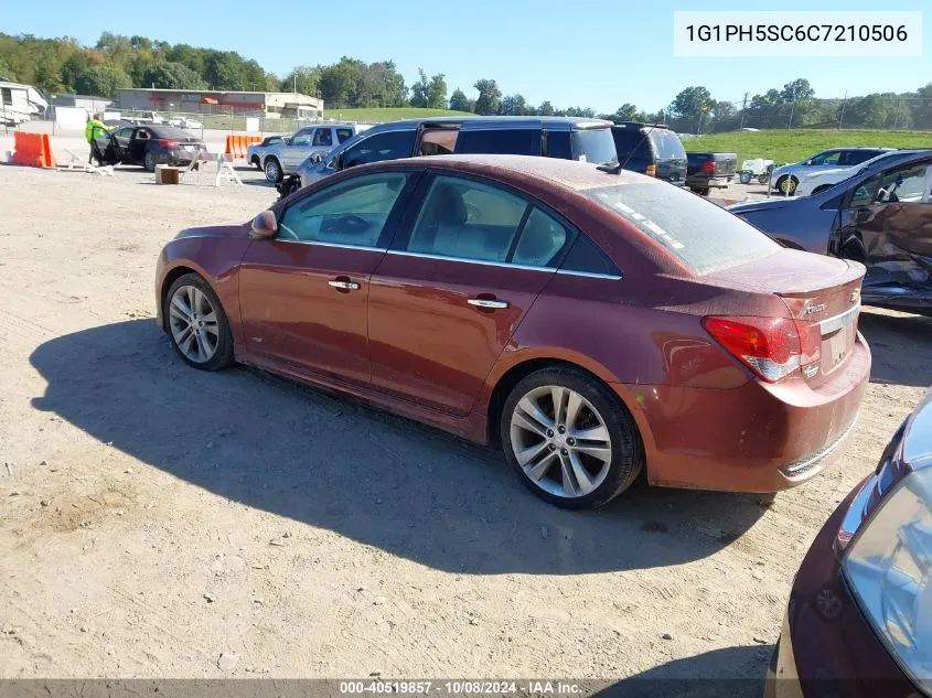 2012 Chevrolet Cruze Ltz VIN: 1G1PH5SC6C7210506 Lot: 40519857