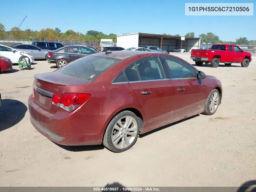 2012 Chevrolet Cruze Ltz VIN: 1G1PH5SC6C7210506 Lot: 40519857