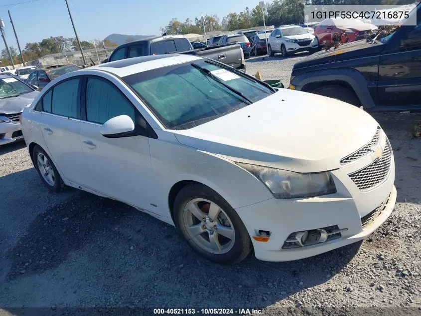 2012 Chevrolet Cruze Lt VIN: 1G1PF5SC4C7216875 Lot: 40521153