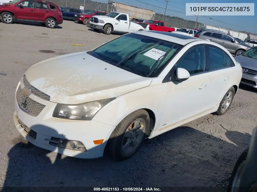 2012 Chevrolet Cruze Lt VIN: 1G1PF5SC4C7216875 Lot: 40521153