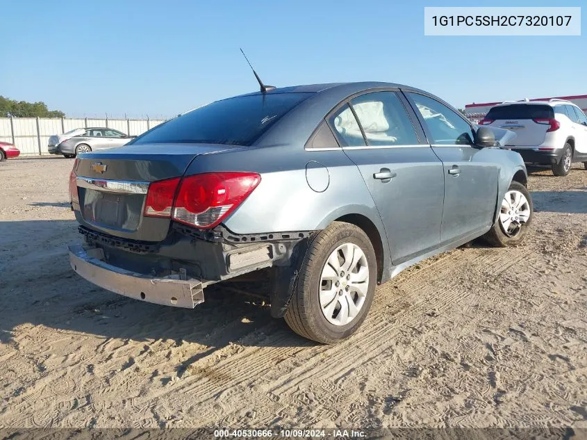 2012 Chevrolet Cruze Ls VIN: 1G1PC5SH2C7320107 Lot: 40530666