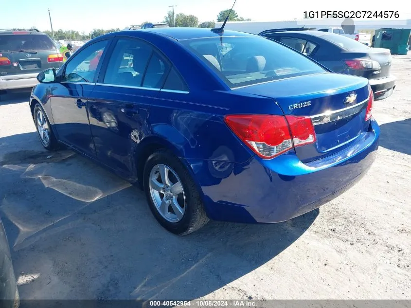 2012 Chevrolet Cruze 1Lt VIN: 1G1PF5SC2C7244576 Lot: 40542954