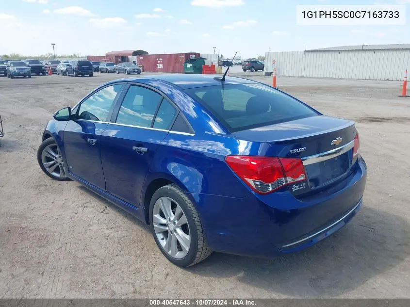 2012 Chevrolet Cruze Ltz VIN: 1G1PH5SC0C7163733 Lot: 40547643