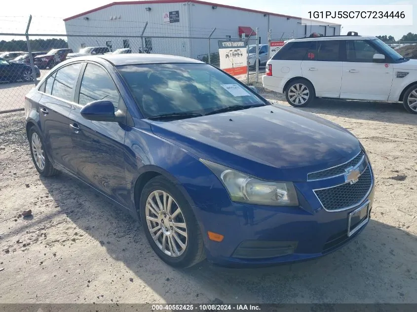 2012 Chevrolet Cruze Eco VIN: 1G1PJ5SC7C7234446 Lot: 40552425