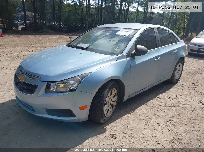 1G1PC5SH1C7125101 2012 Chevrolet Cruze Ls