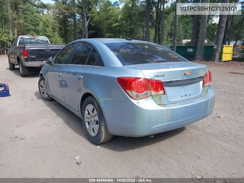 1G1PC5SH1C7125101 2012 Chevrolet Cruze Ls