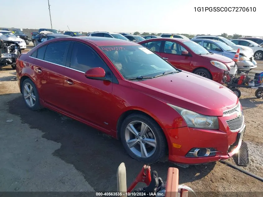 2012 Chevrolet Cruze 2Lt VIN: 1G1PG5SC0C7270610 Lot: 40563535