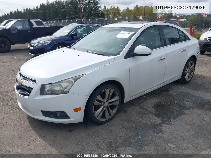 2012 Chevrolet Cruze Ltz VIN: 1G1PH5SC3C7179036 Lot: 40567286