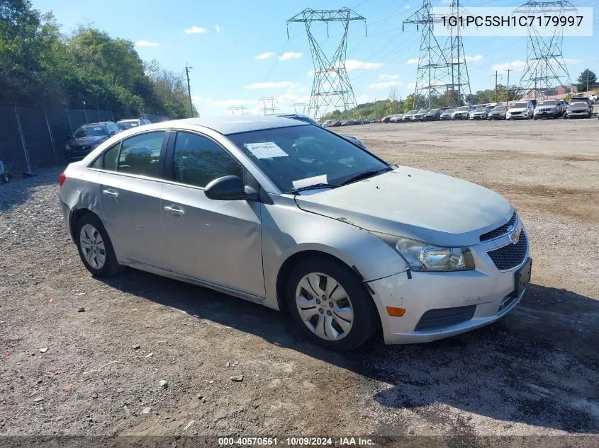 1G1PC5SH1C7179997 2012 Chevrolet Cruze Ls