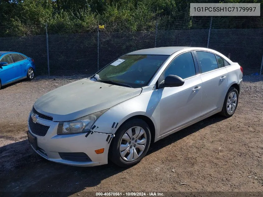 2012 Chevrolet Cruze Ls VIN: 1G1PC5SH1C7179997 Lot: 40570561