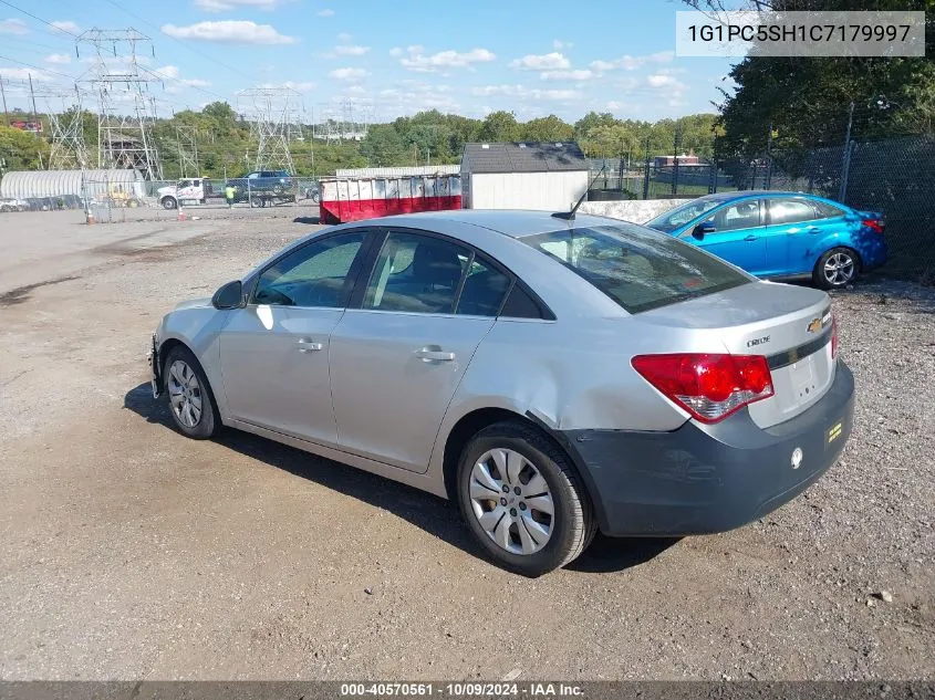 2012 Chevrolet Cruze Ls VIN: 1G1PC5SH1C7179997 Lot: 40570561