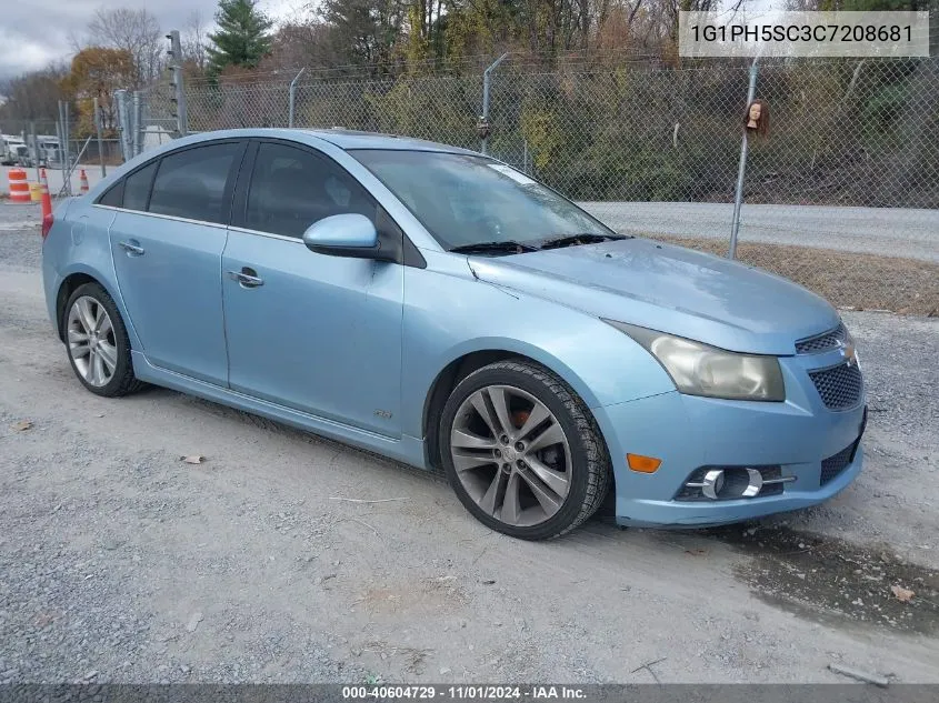 2012 Chevrolet Cruze Ltz VIN: 1G1PH5SC3C7208681 Lot: 40604729