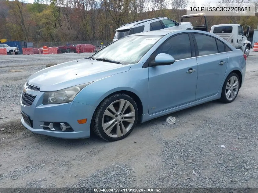 2012 Chevrolet Cruze Ltz VIN: 1G1PH5SC3C7208681 Lot: 40604729