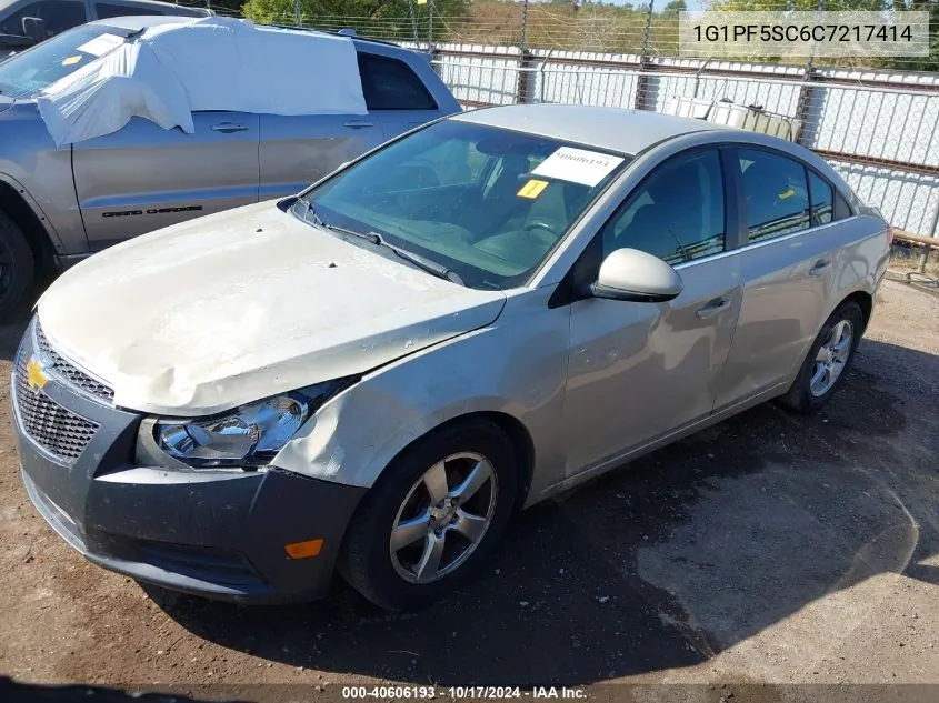 1G1PF5SC6C7217414 2012 Chevrolet Cruze 1Lt