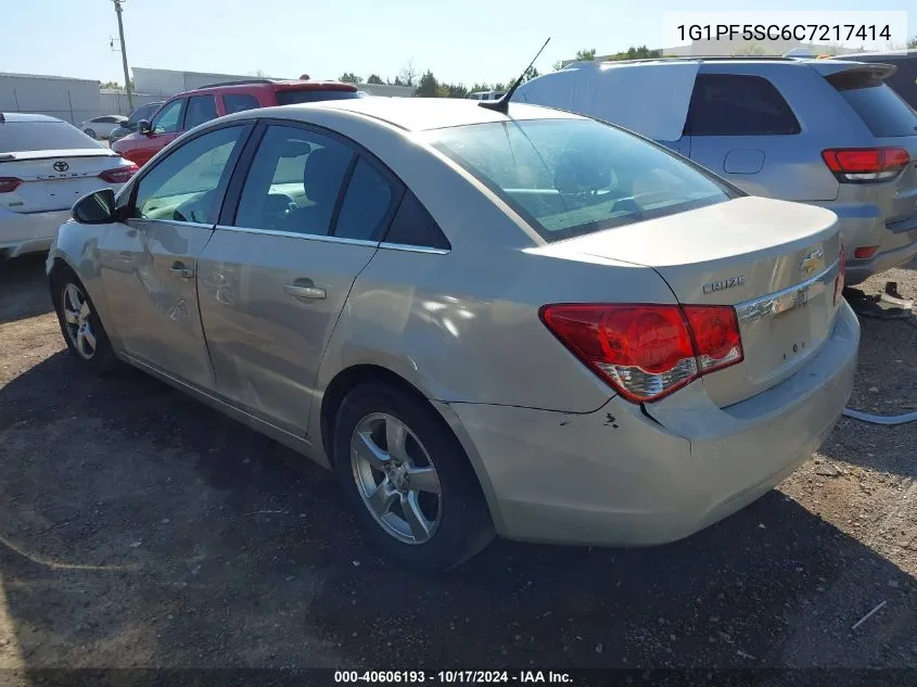 1G1PF5SC6C7217414 2012 Chevrolet Cruze 1Lt