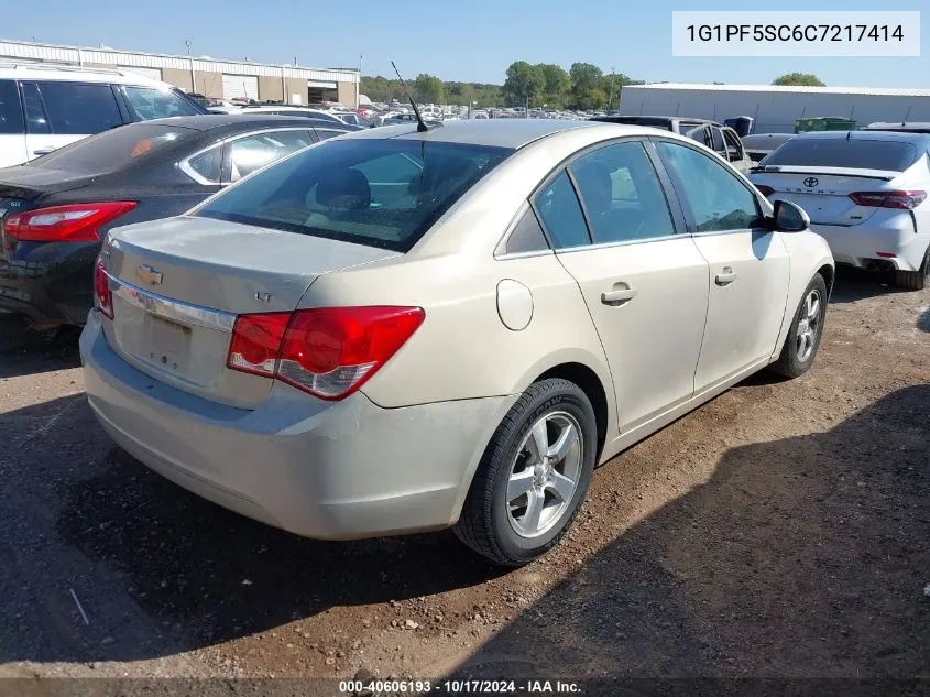 1G1PF5SC6C7217414 2012 Chevrolet Cruze 1Lt