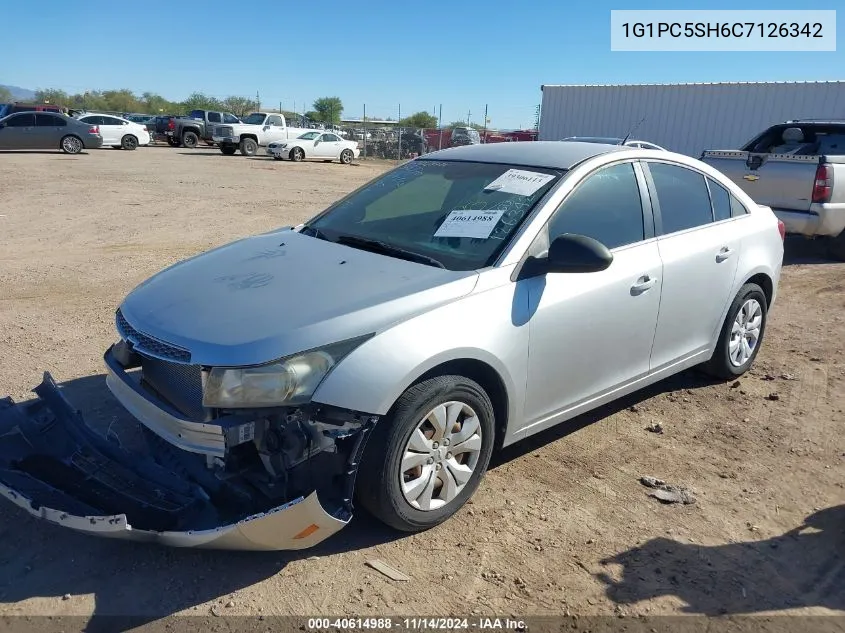 2012 Chevrolet Cruze Ls VIN: 1G1PC5SH6C7126342 Lot: 40614988