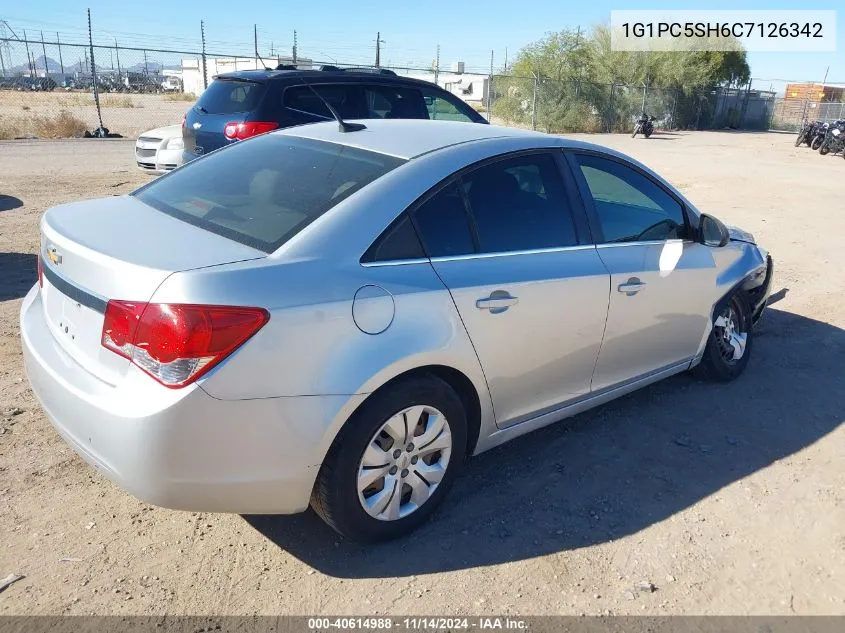 2012 Chevrolet Cruze Ls VIN: 1G1PC5SH6C7126342 Lot: 40614988