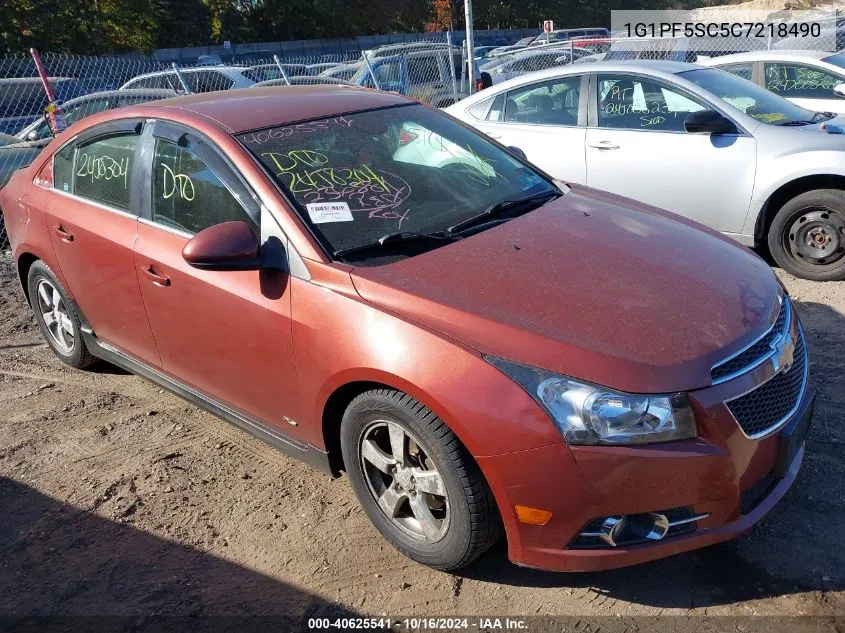 1G1PF5SC5C7218490 2012 Chevrolet Cruze 1Lt