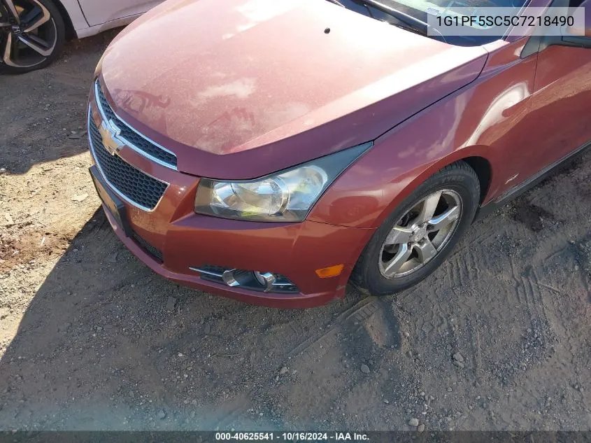 1G1PF5SC5C7218490 2012 Chevrolet Cruze 1Lt