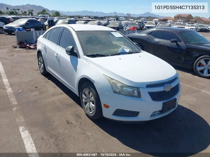 2012 Chevrolet Cruze Ls VIN: 1G1PD5SH4C7135313 Lot: 40631467