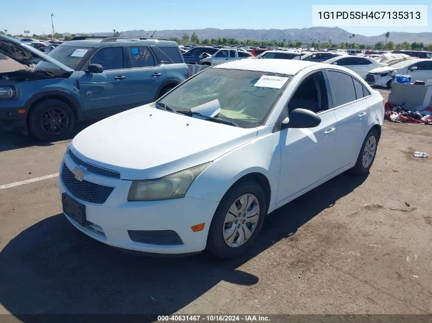 2012 Chevrolet Cruze Ls VIN: 1G1PD5SH4C7135313 Lot: 40631467