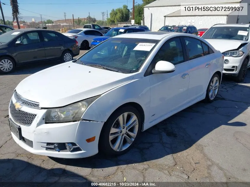 1G1PH5SC3C7259937 2012 Chevrolet Cruze Ltz