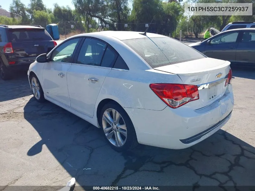 1G1PH5SC3C7259937 2012 Chevrolet Cruze Ltz