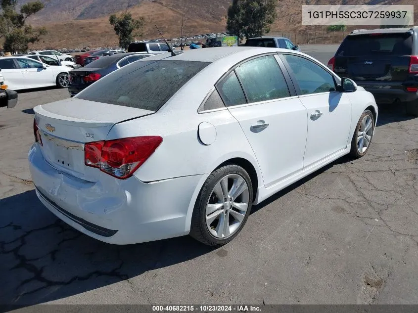 1G1PH5SC3C7259937 2012 Chevrolet Cruze Ltz