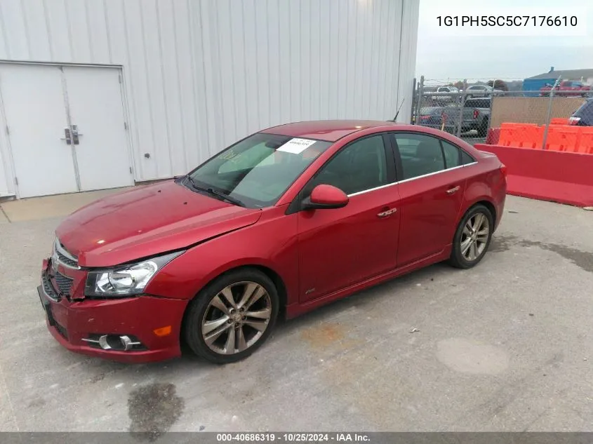 2012 Chevrolet Cruze Ltz VIN: 1G1PH5SC5C7176610 Lot: 40686319