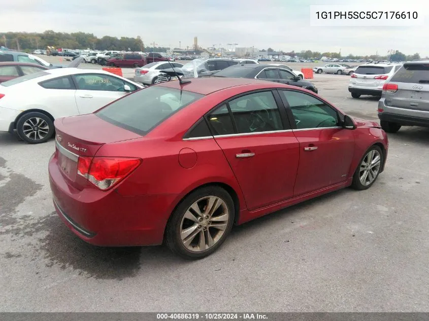 2012 Chevrolet Cruze Ltz VIN: 1G1PH5SC5C7176610 Lot: 40686319