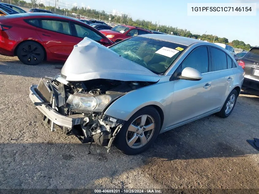 1G1PF5SC1C7146154 2012 Chevrolet Cruze Lt