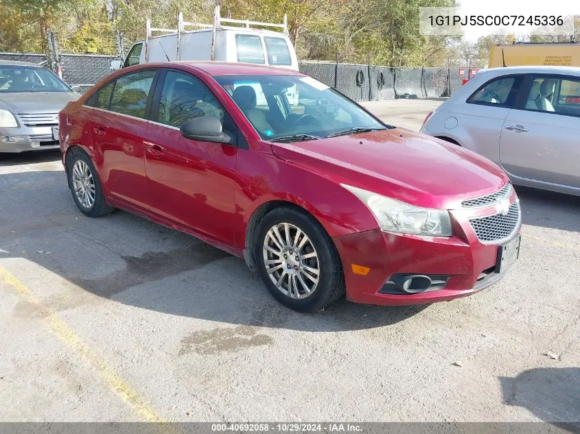 2012 Chevrolet Cruze Eco VIN: 1G1PJ5SC0C7245336 Lot: 40692058