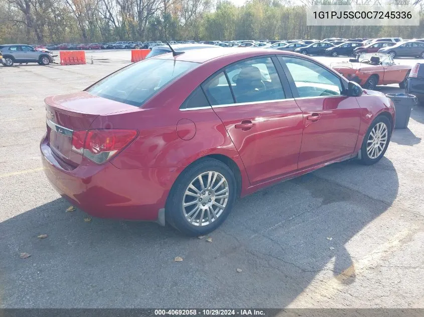 2012 Chevrolet Cruze Eco VIN: 1G1PJ5SC0C7245336 Lot: 40692058