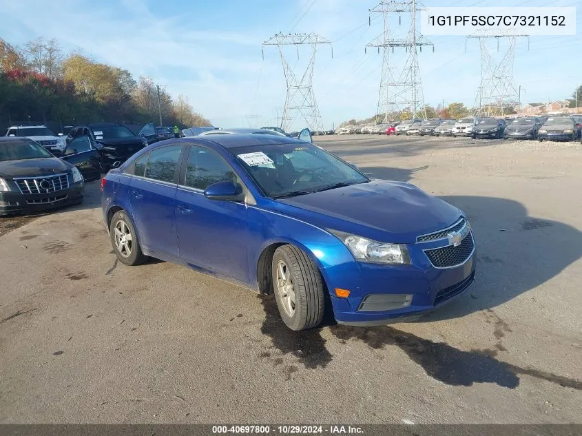 2012 Chevrolet Cruze 1Lt VIN: 1G1PF5SC7C7321152 Lot: 40697800