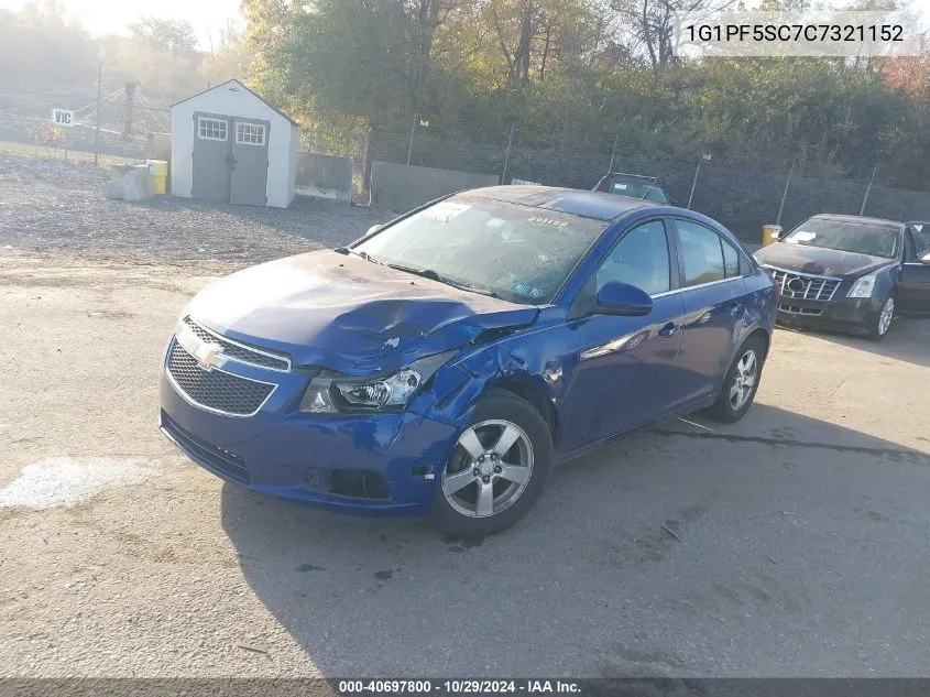 2012 Chevrolet Cruze 1Lt VIN: 1G1PF5SC7C7321152 Lot: 40697800