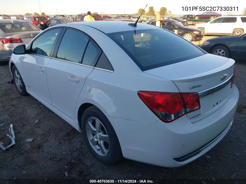 2012 Chevrolet Cruze 1Lt VIN: 1G1PF5SC2C7330311 Lot: 40703630