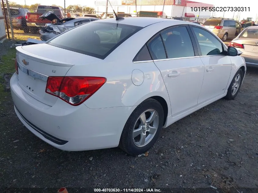 2012 Chevrolet Cruze 1Lt VIN: 1G1PF5SC2C7330311 Lot: 40703630