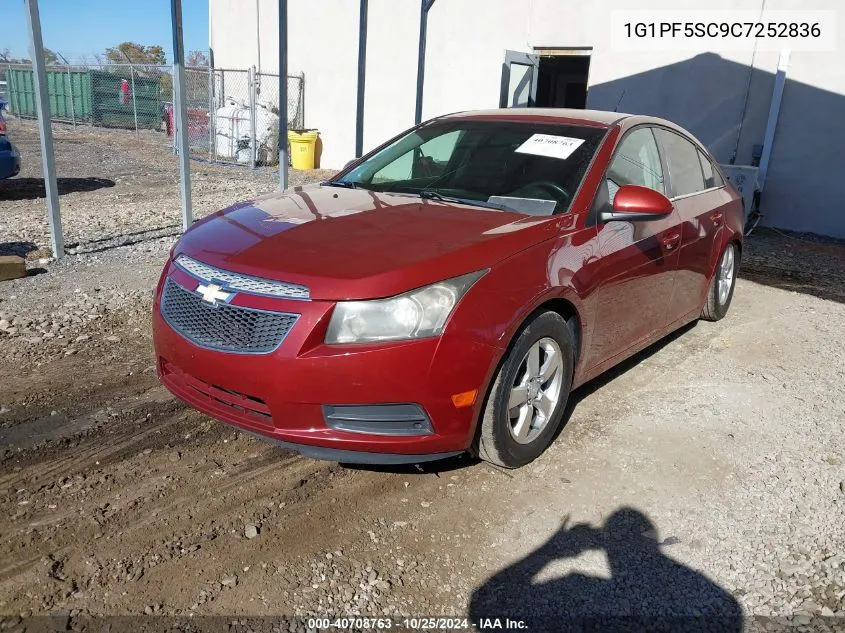 2012 Chevrolet Cruze 1Lt VIN: 1G1PF5SC9C7252836 Lot: 40708763