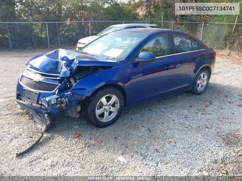 2012 Chevrolet Cruze 1Lt VIN: 1G1PF5SC0C7134741 Lot: 40738479